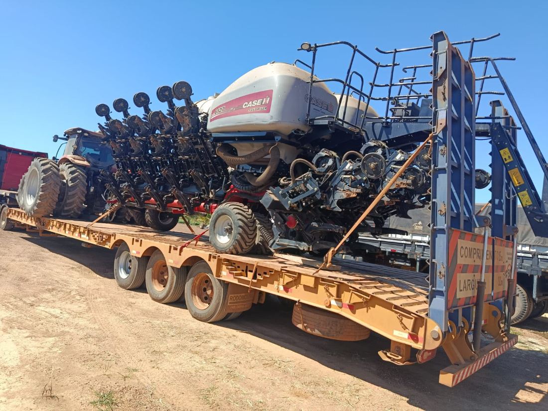 Máquina agrícola devolvida ao produtor