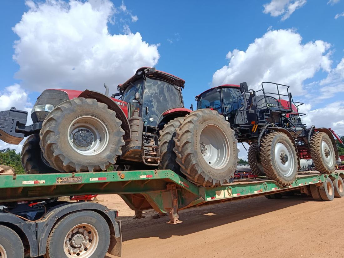Máquina agrícola devolvida ao produtor